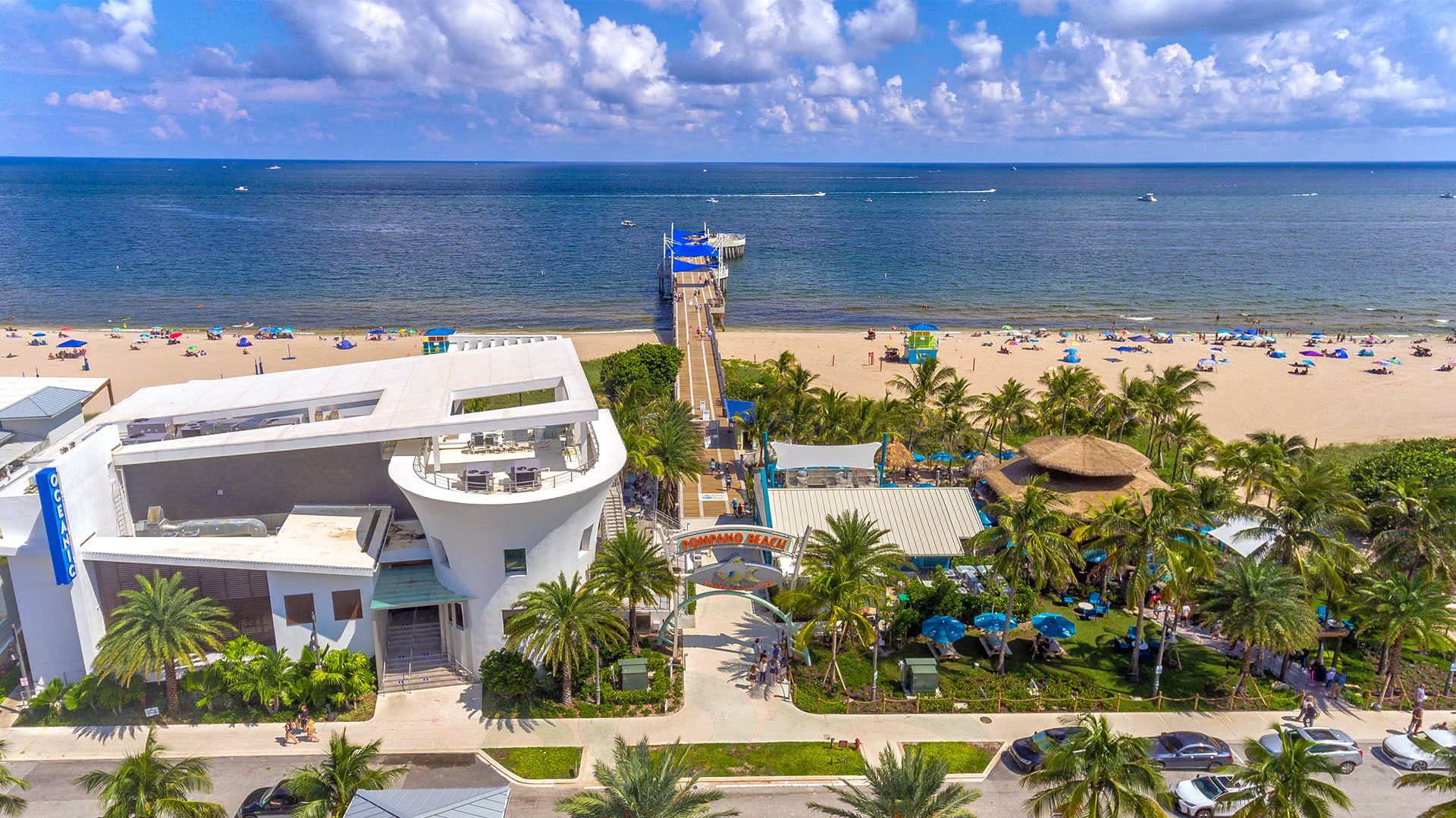 Pompano Beach Pier, also known as Fisher Family Pier, is a lighthouse for both residents and visitors, tucked along Florida's gorgeous shore