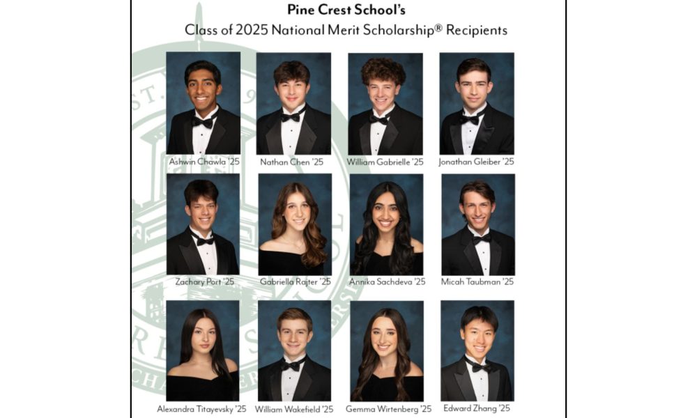 Twelve students from Pine Crest School’s Class of 2025 are awarded ...
